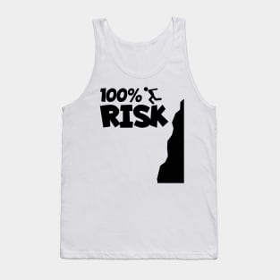 Cliff jumping 100% Risk Tank Top